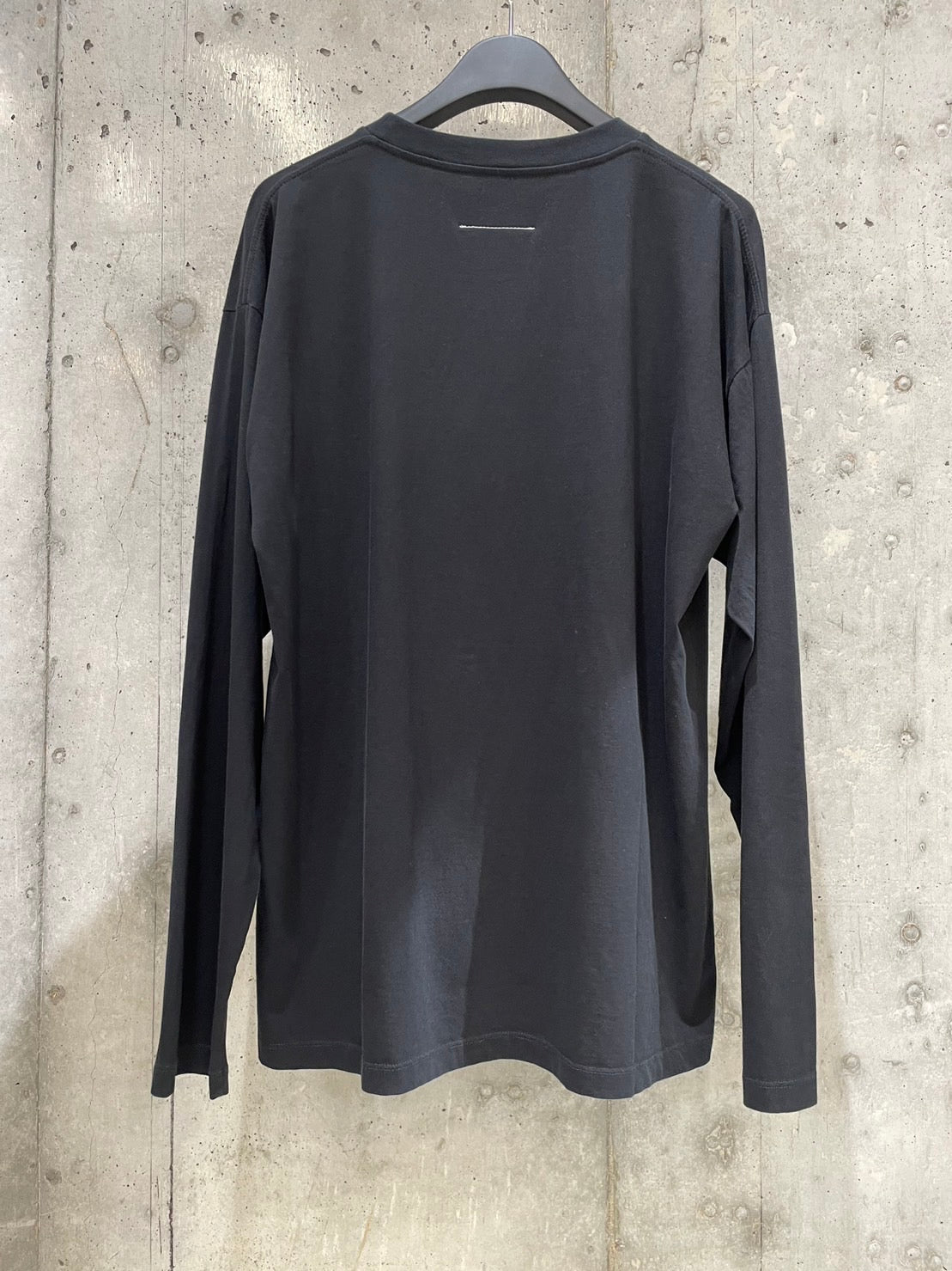 MM6/メゾンマルジェラ 長袖Tシャツ(ロンT) <62ＧＤ0175S23588> ブラック(黒)