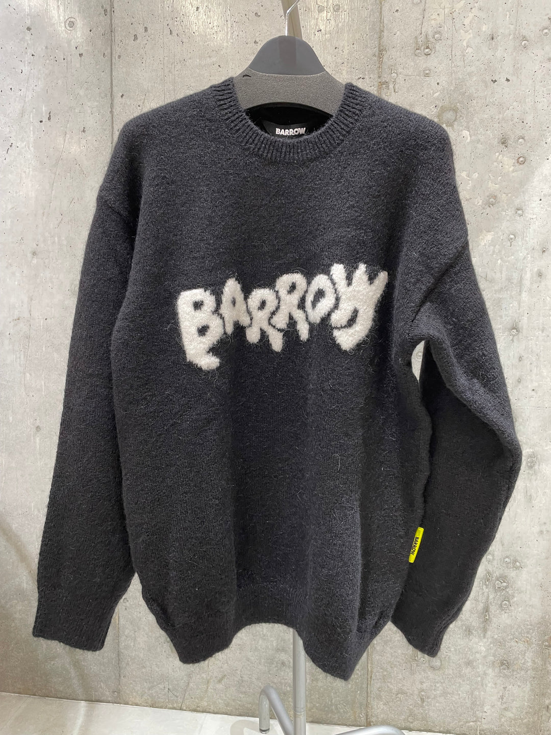 BARROW/バロー ニット/セーター ニット ブラック メンズファッション 