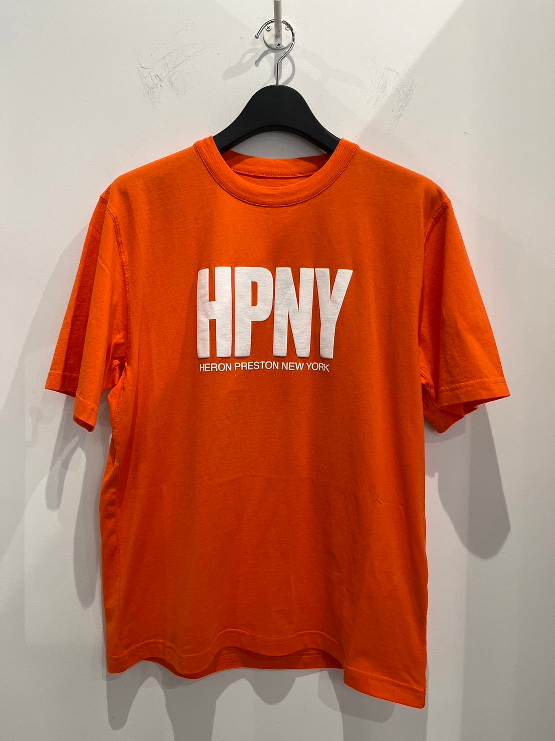 Heron Preston/ヘロンプレストン Tシャツ オレンジホワイト