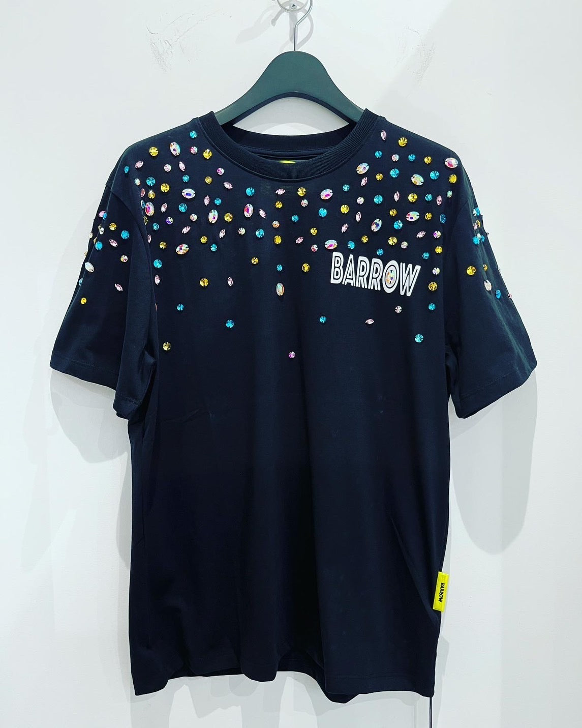 BARROW/バロー Tシャツ <034044（stone）> ブラック(黒)